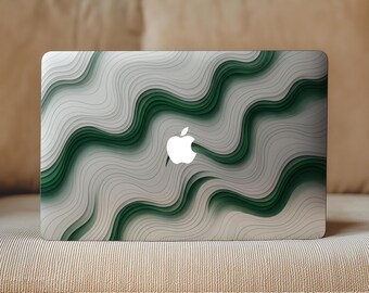 Topograficzne linie konturowe MacBook Pro 16 14 cali Przezroczysta skóra Neo 13 Air 15 13,6 M5 M4 M3 M2 M1 Abstrakcyjna mapa winylowa okładka 2026 2025 A1706 A3429
