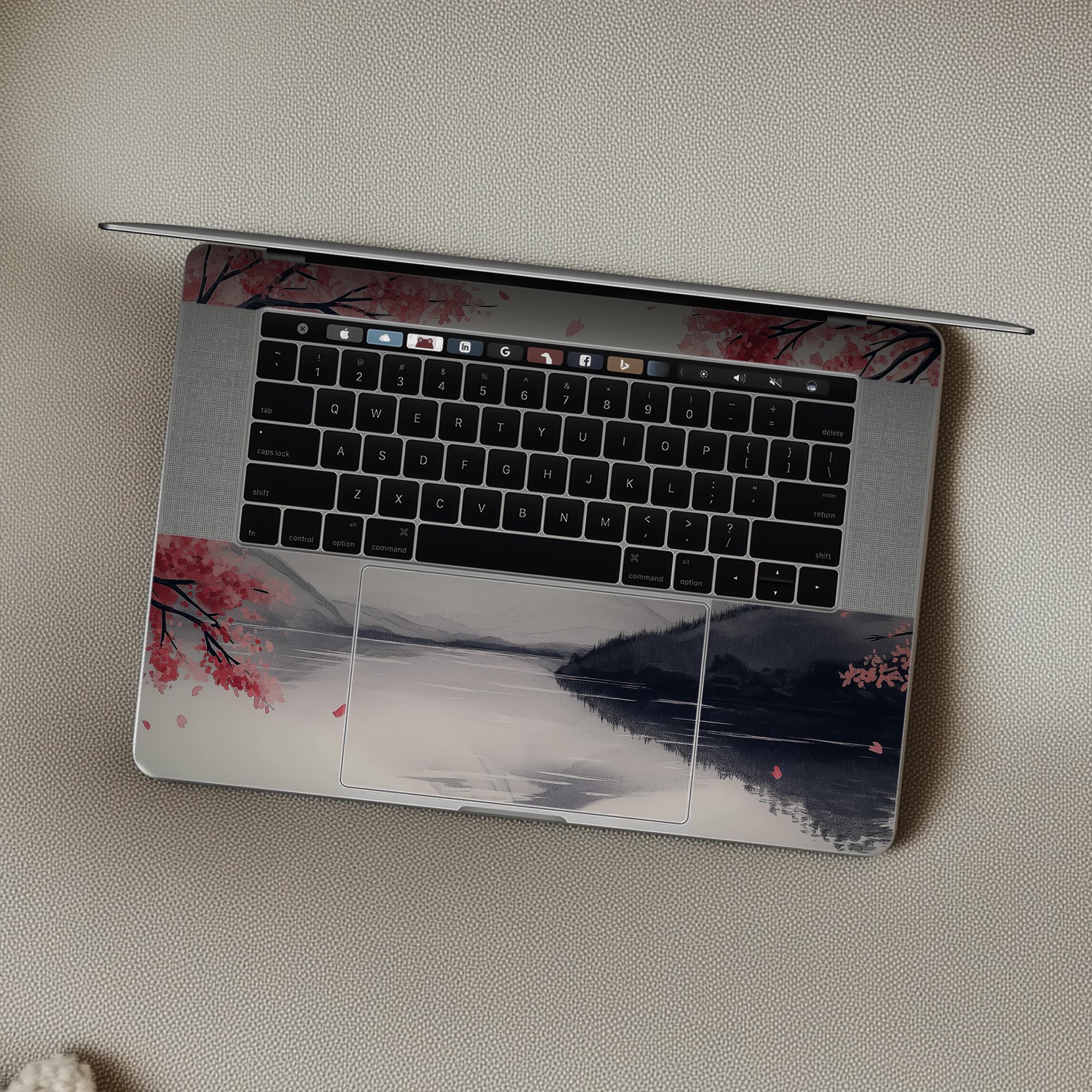 さくら色MacBook air MacBook Air 13 Sakura Flowers A1466 Watercolor Japan Cherry