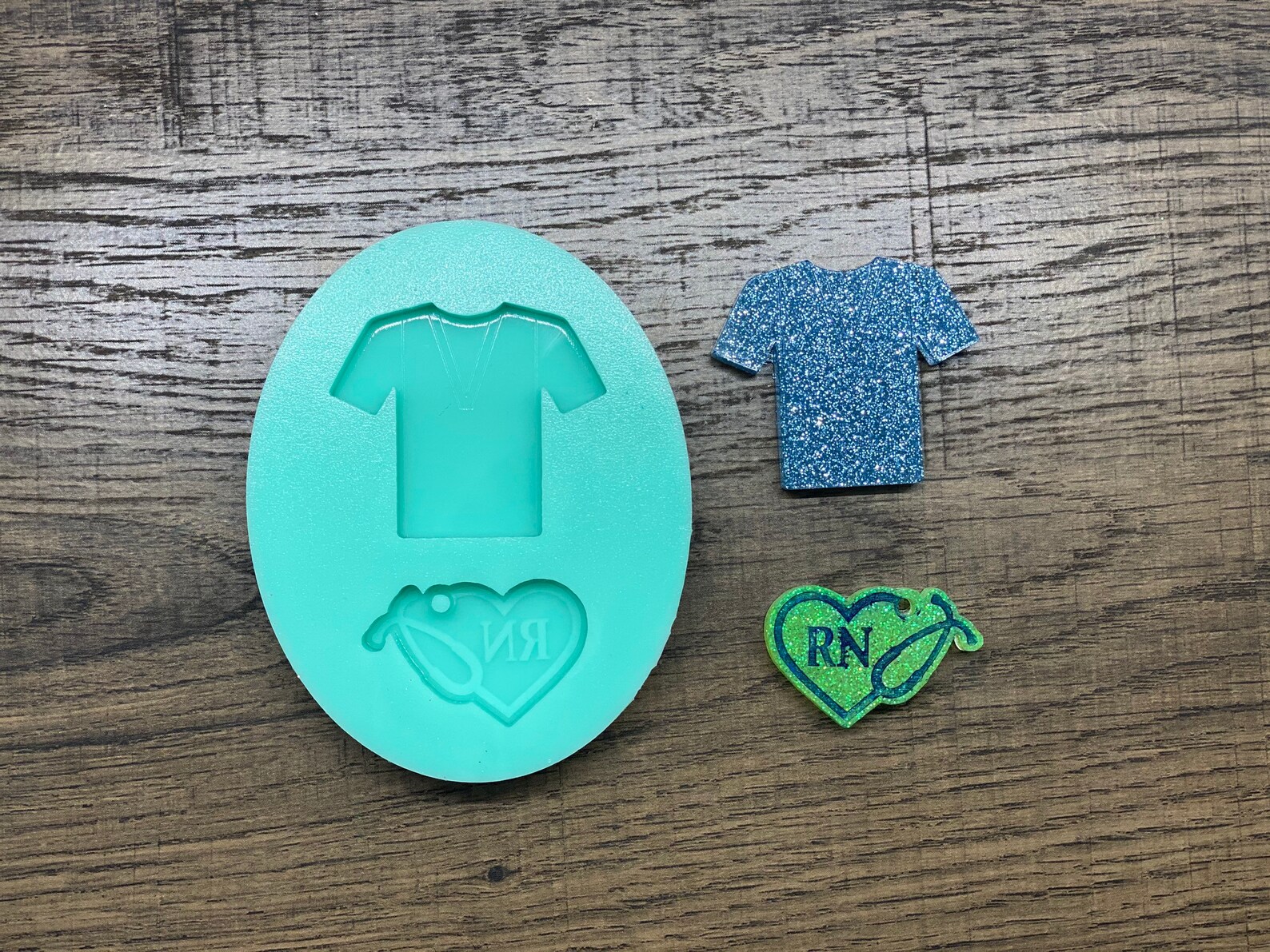 Nurse Badge Reel Mold Scrub Mold Silicone Mold Etsy