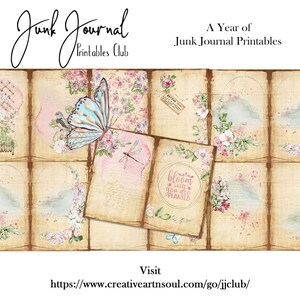 Printable Junk Journal Printable Writing Pages Spread Your - Etsy