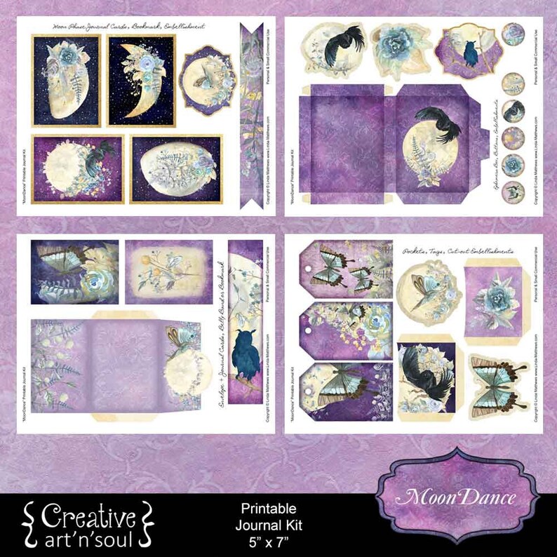 Printable Journal Kit 5x7 Moon Journal Memory Keeping Etsy printable-journal-kit-5x7-moon-journal-memory-keeping-etsy