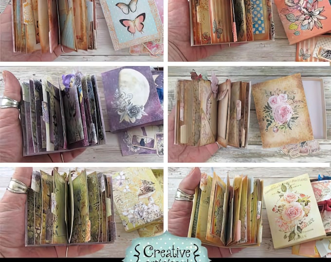 Mini Junk Journal Bundle, Printable Mini Junk Journals, Printable ...