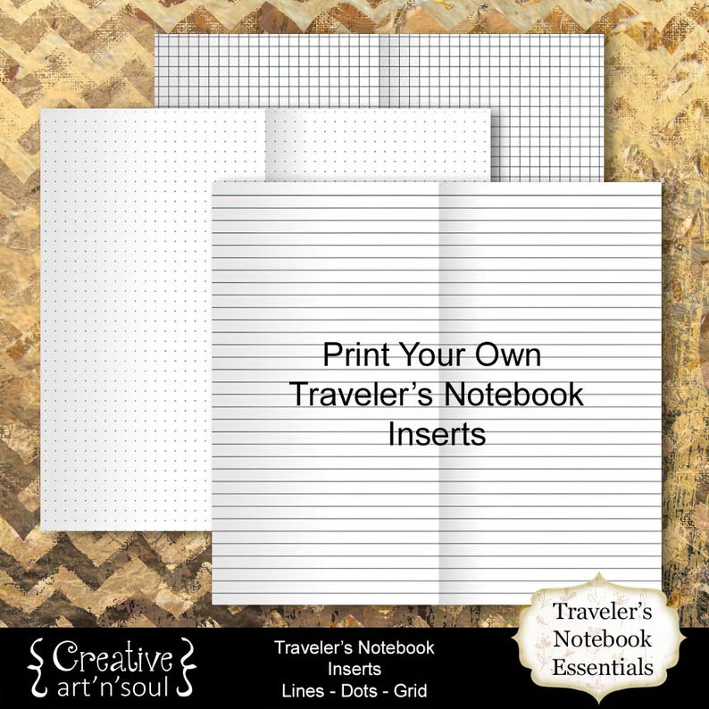 Printable Traveler's Notebook Inserts