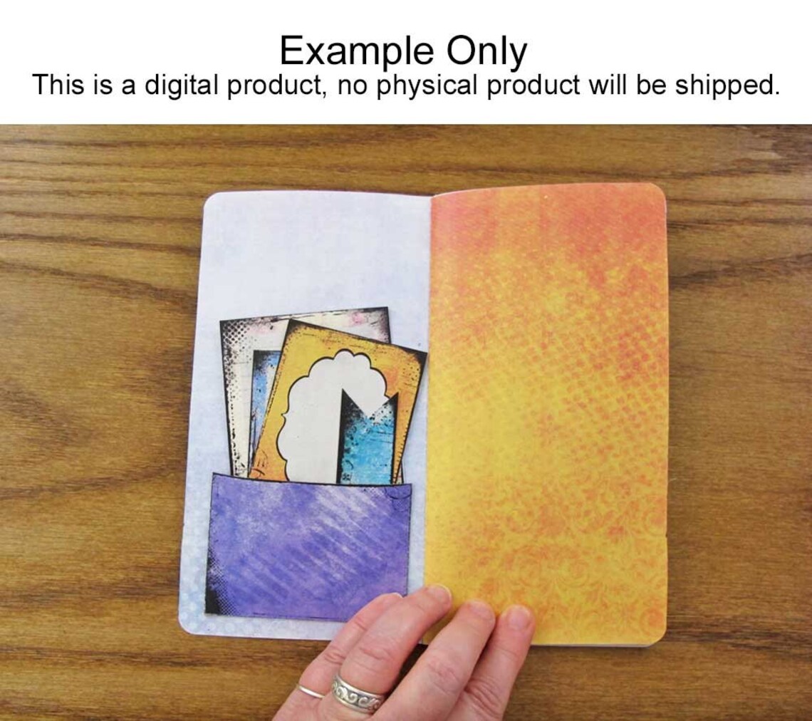 Printable Traveler's Notebook Art Journal Printable Art - Etsy