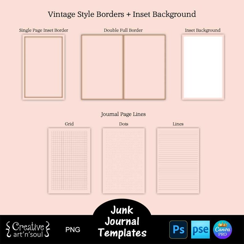 Printable Junk Journal Planner Templates