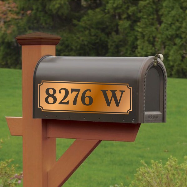 Copper Mailbox Etsy