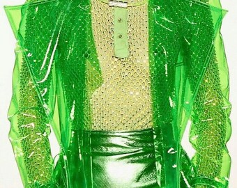 trench plastique transparent