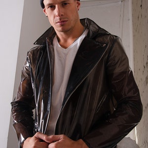 Mens wet deals look jacket