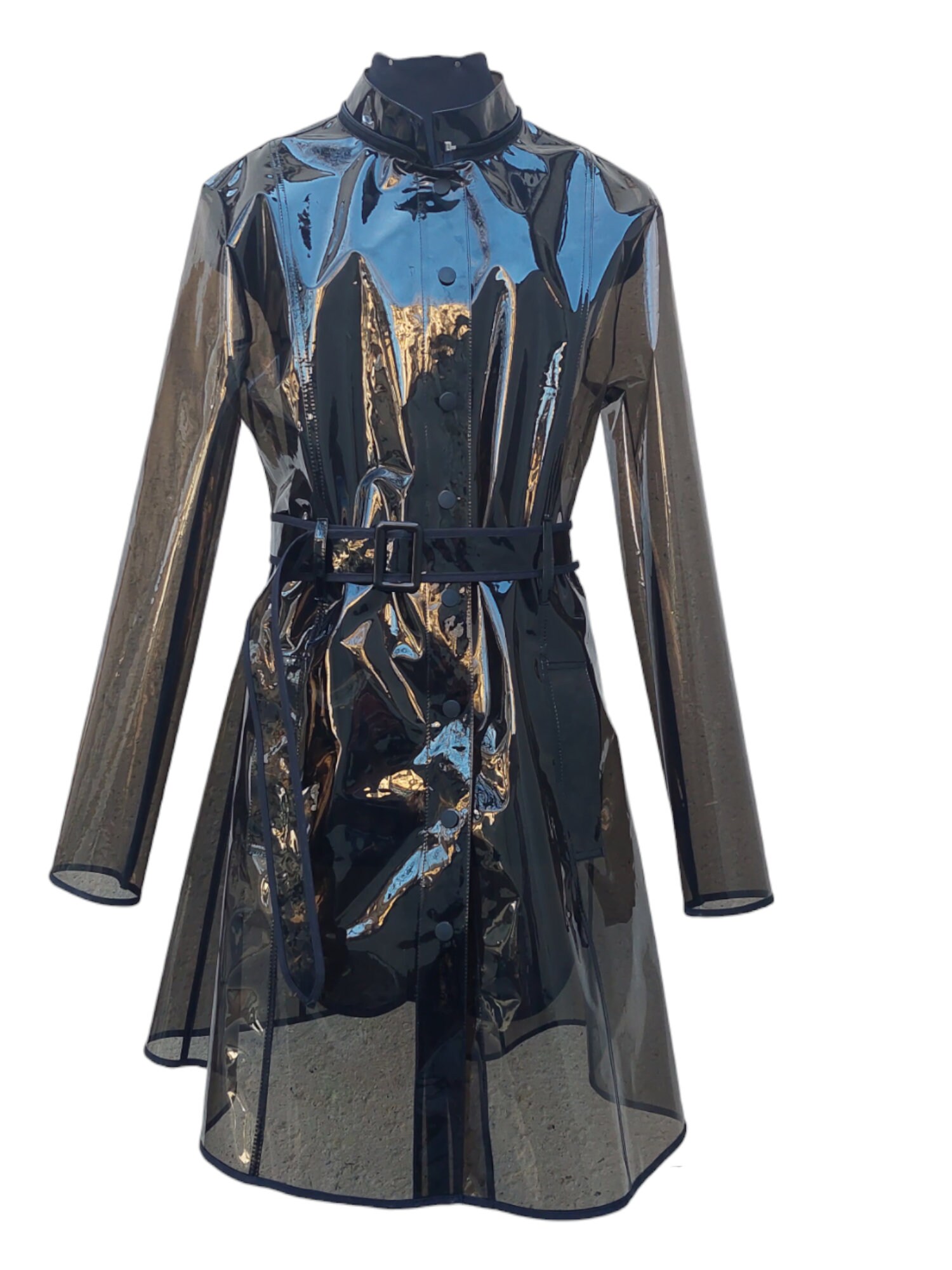 【美品】RAINMAKER - SHADOWSTRIPE HOODEDCOAT Amazon.com: Kate Spade New York Women's Line Raincoat with