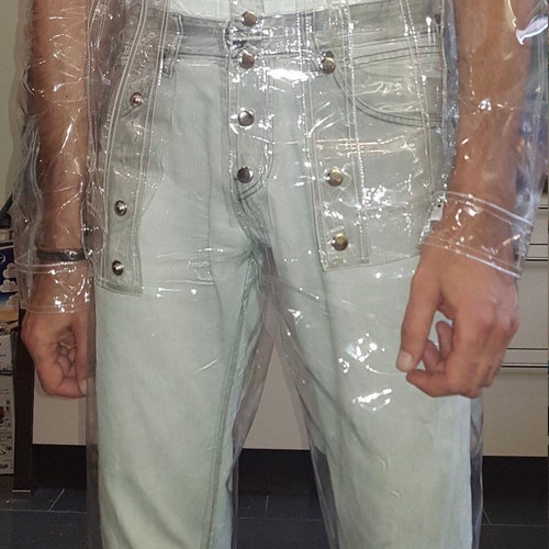 Transparent TPU Men's Pants Designed 