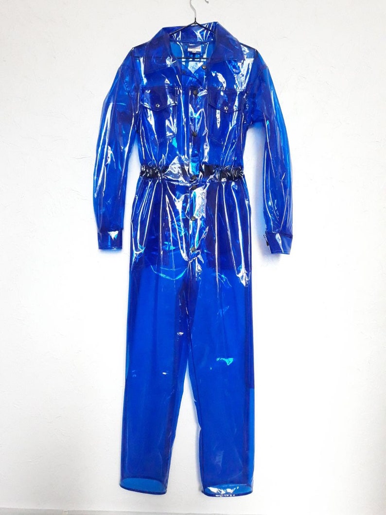 Unisex Colored Vinyl Overalls Jumpsuite. Long Sleeves Vinyl - Etsy Norway