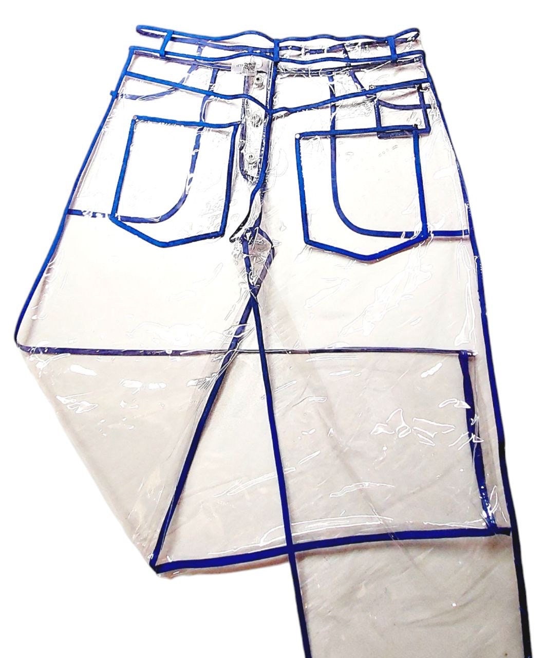 Transparent TPU Men's Pants With Different Colors of Trim