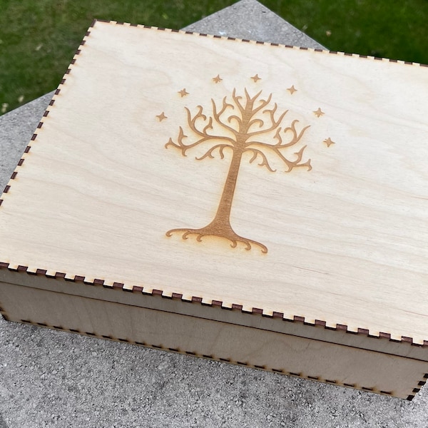 Lord of the Rings LCG Compatible Wooden Storage Box