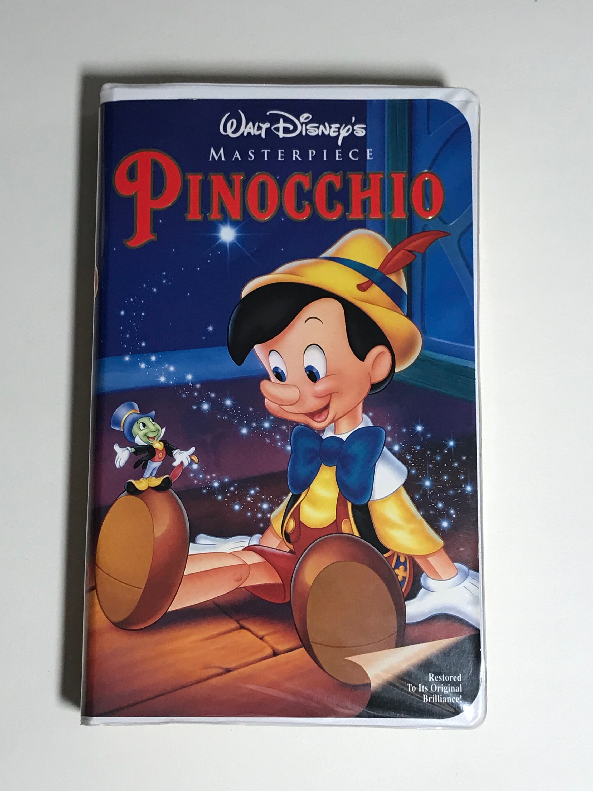 Walt Disneys Masterpiece Pinocchio VHS - Etsy UK