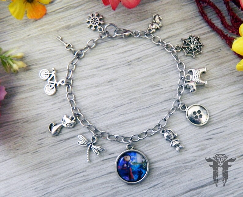 Coraline Inspired Charm BraceletCoraline Jewellery Accessories and Gifts