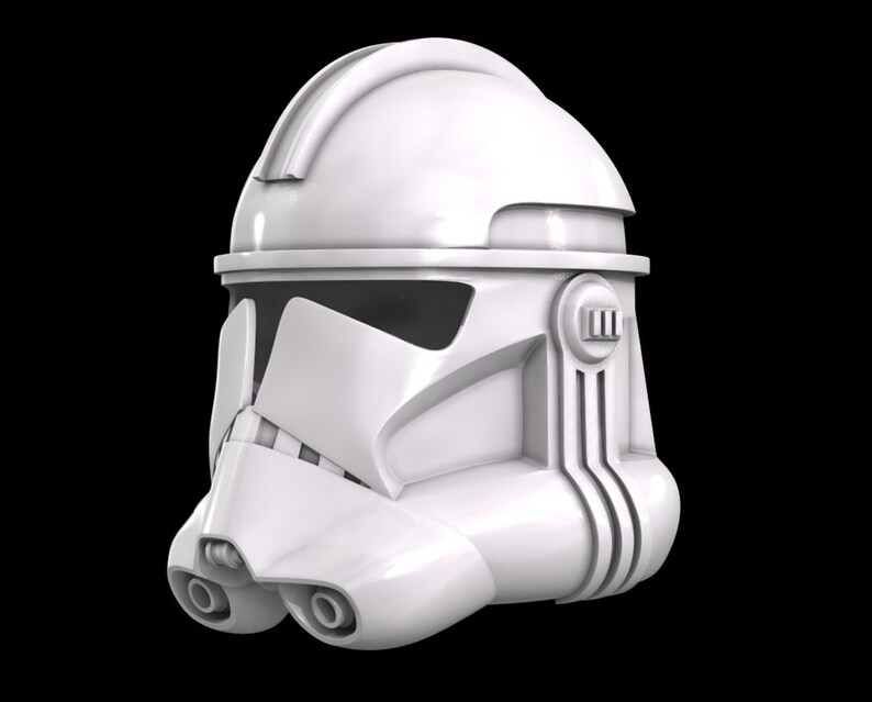 Star Wars Clone Trooper Helmet 3D STL Files | Etsy