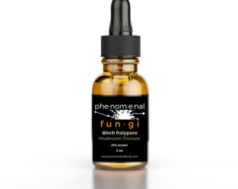 Birch Polypore Tincture 2 and 4 ounce bottles