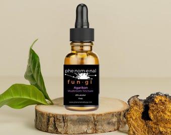 Agarikon Mushroom Tincture: Dual Extraction, Wild-Sourced