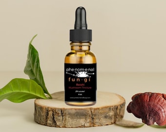 Reishi Mushroom Tincture: Dual Extraction, Small Batch