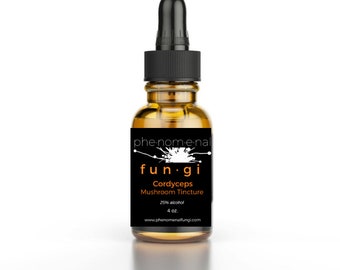 Cordyceps Tincture 2 and 4 ounce bottles