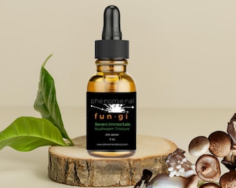 Seven Immortals Tincture 2 and 4 ounce bottles