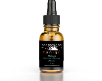 Maitake Tincture 2 and 4 ounce bottles
