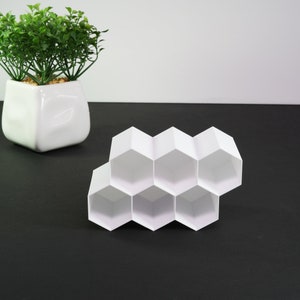 Honeycomb Cable Organizer 3D Printed Plastic image 8