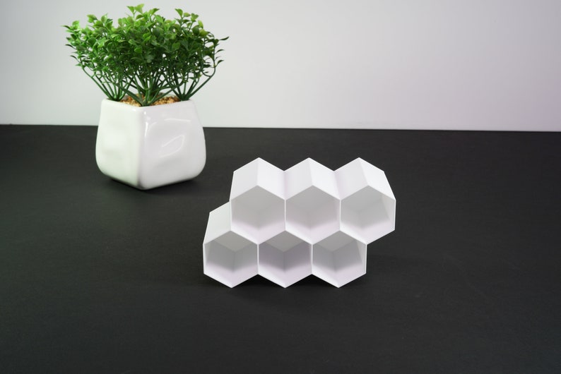 Honeycomb Cable Organizer 3D Printed Plastic image 8