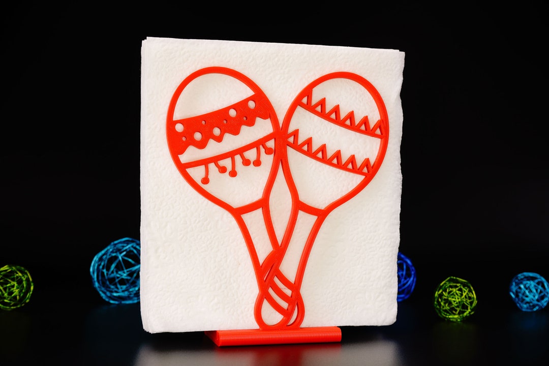 Maracas Napkin Holder 3D Printed Plastic Etsy