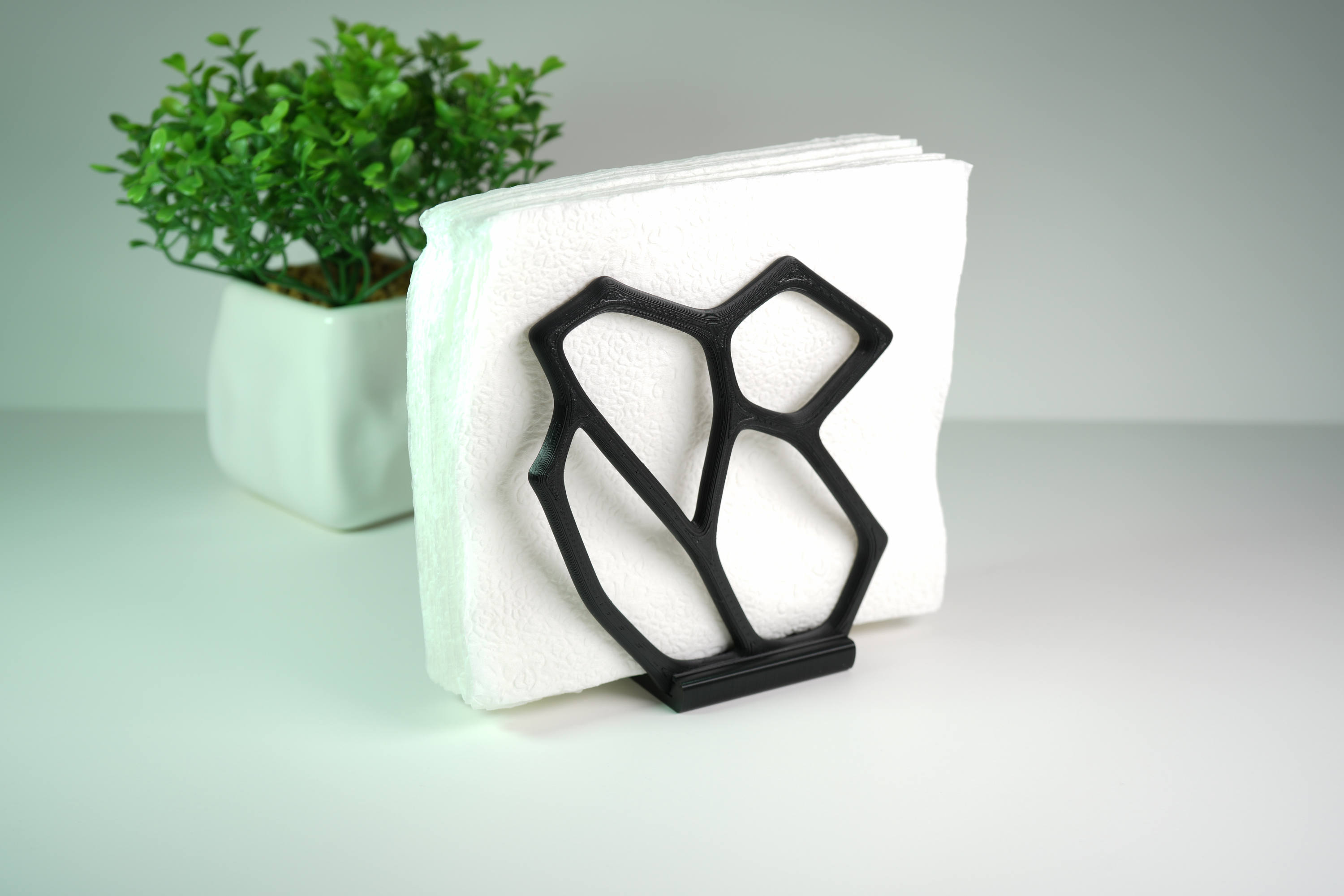 Modern Napkin Holder 3D Printed Plastic Etsy