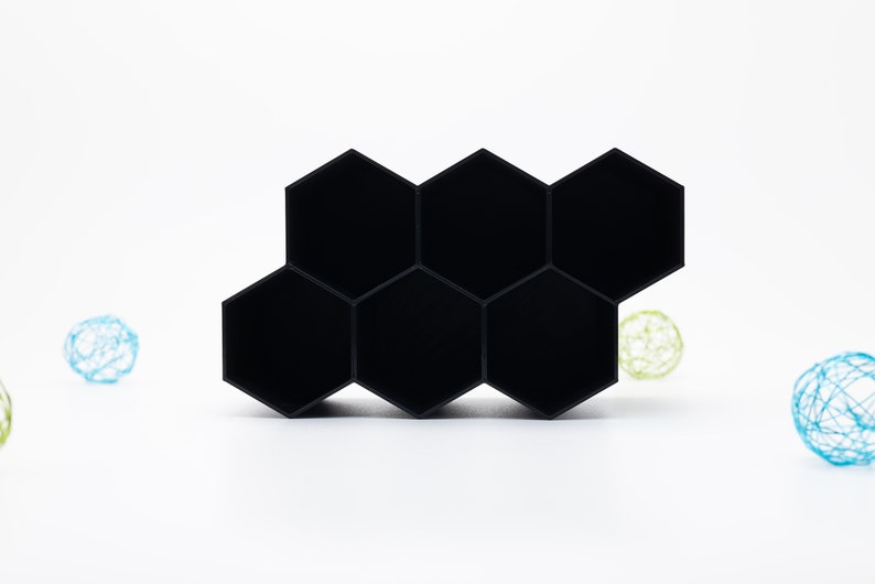 Honeycomb Cable Organizer 3D Printed Plastic image 3