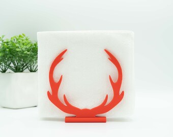 Deer Antlers Napkin Holder 3D Printed Plastic