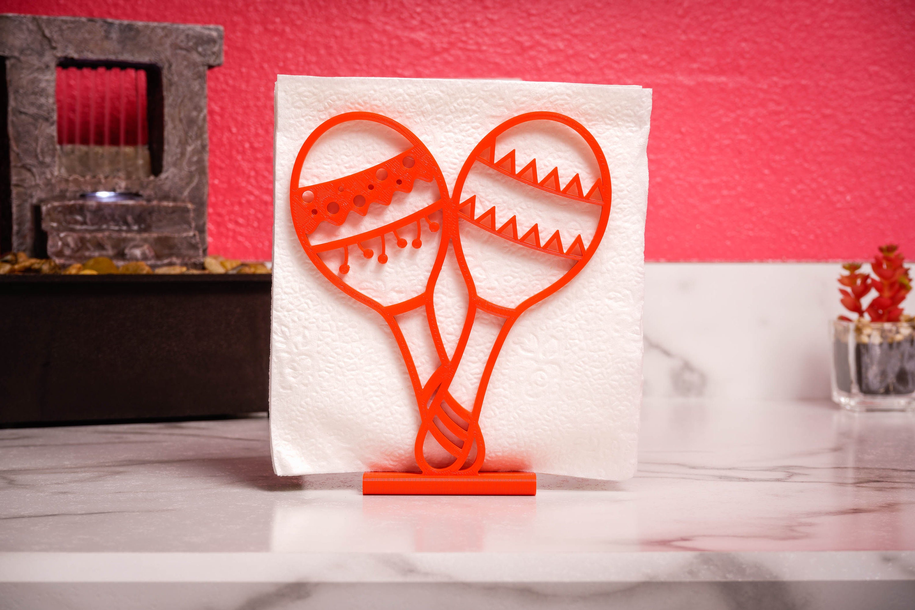 Maracas Napkin Holder 3D Printed Plastic Etsy