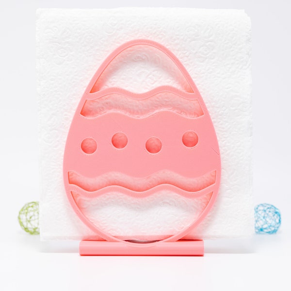 Easter Egg Napkin Holder  3D Printed Plastic