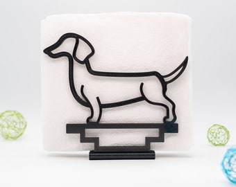 Dachshund Napkin Holder 3D Printed Plastic