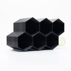 Honeycomb Cable Organizer 3D Printed Plastic image 1