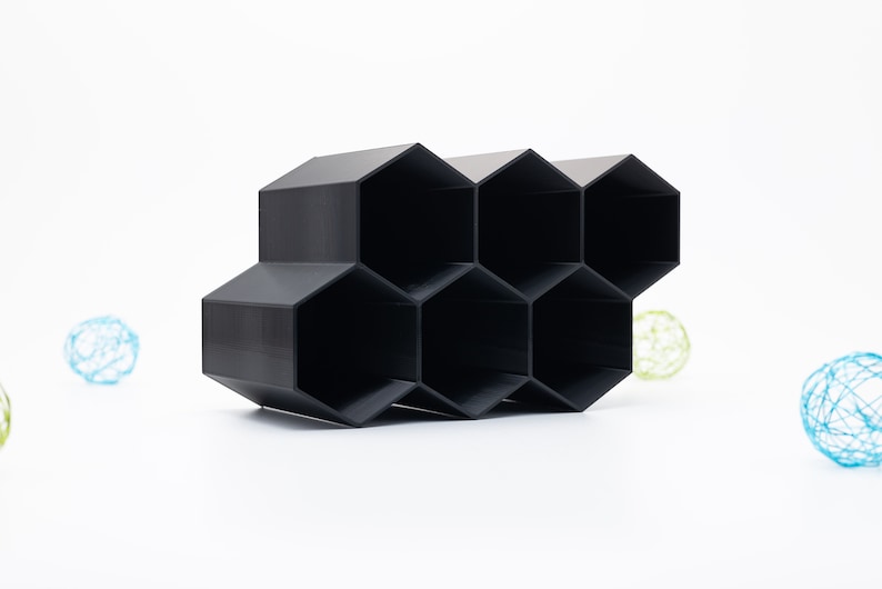 Honeycomb Cable Organizer 3D Printed Plastic image 1