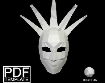 phantom of the opera mask diy mask halloween mask paper etsy