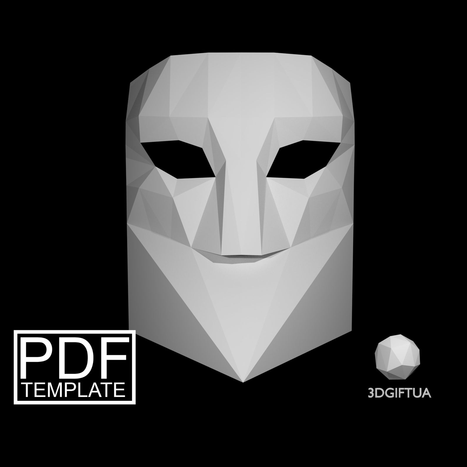 Bauta Mask DIY Papercraft Mask With This Simple PDF Etsy