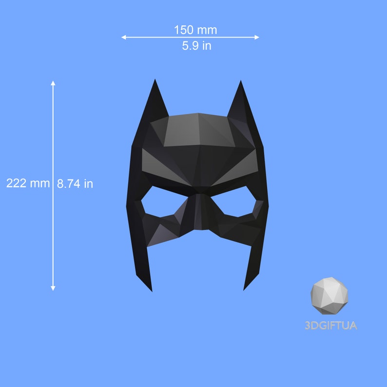 Cardboard Batman Mask Template Cardboard Batman Mask Template