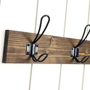 Farmhouse Coat Hook Wall Organizer Coat Rack for Keys Jackets Coats Sweaters Wall Mounted Coat Hook Bathroom Hook for Towels