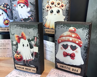 Halloween Ghost Adoption Sign | Cute Spooky Party Decor | Halloween Decor