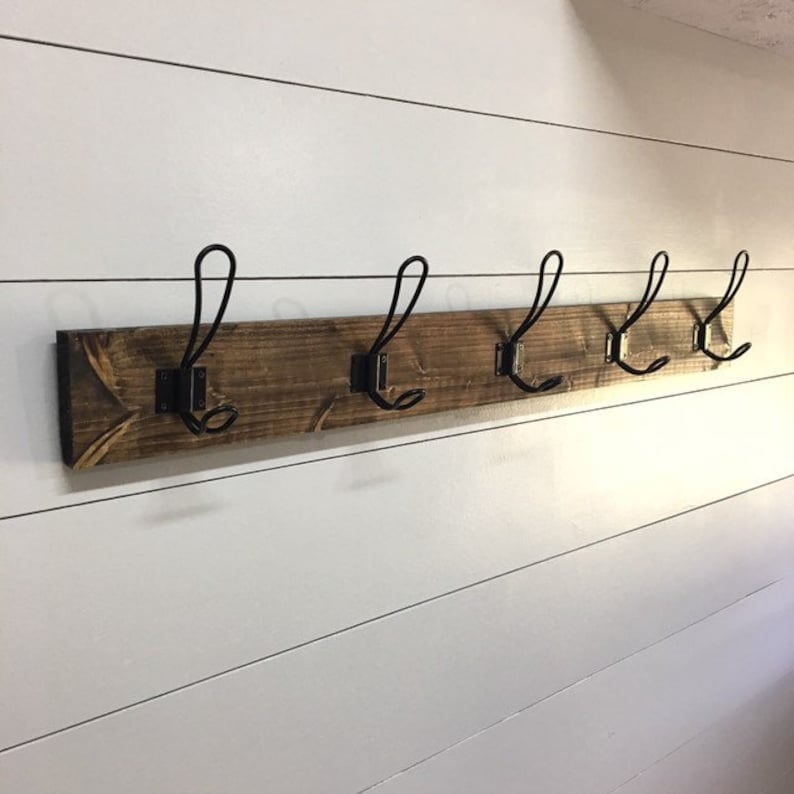 Farmhouse Hook Wall Hook 4 and 5 hook farmhouse hook for Etsy