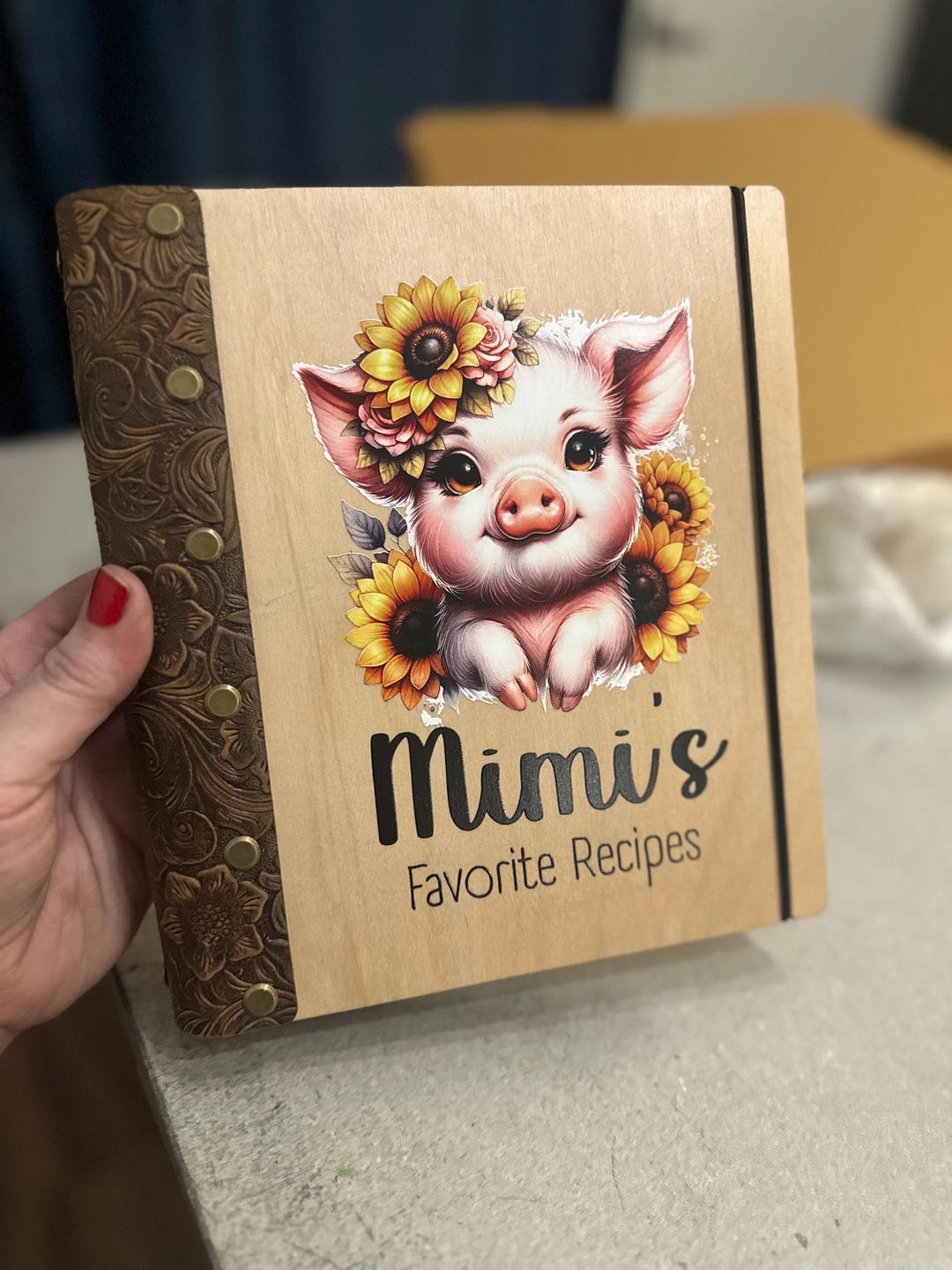 Personalized Wooden Recipe Book, Custom Cook Book, Family Recipe - Etsy