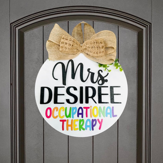 OTR Door Sign - Custom gift for Occupational Therapist, OT Room Decor, COTA Graduation Gift