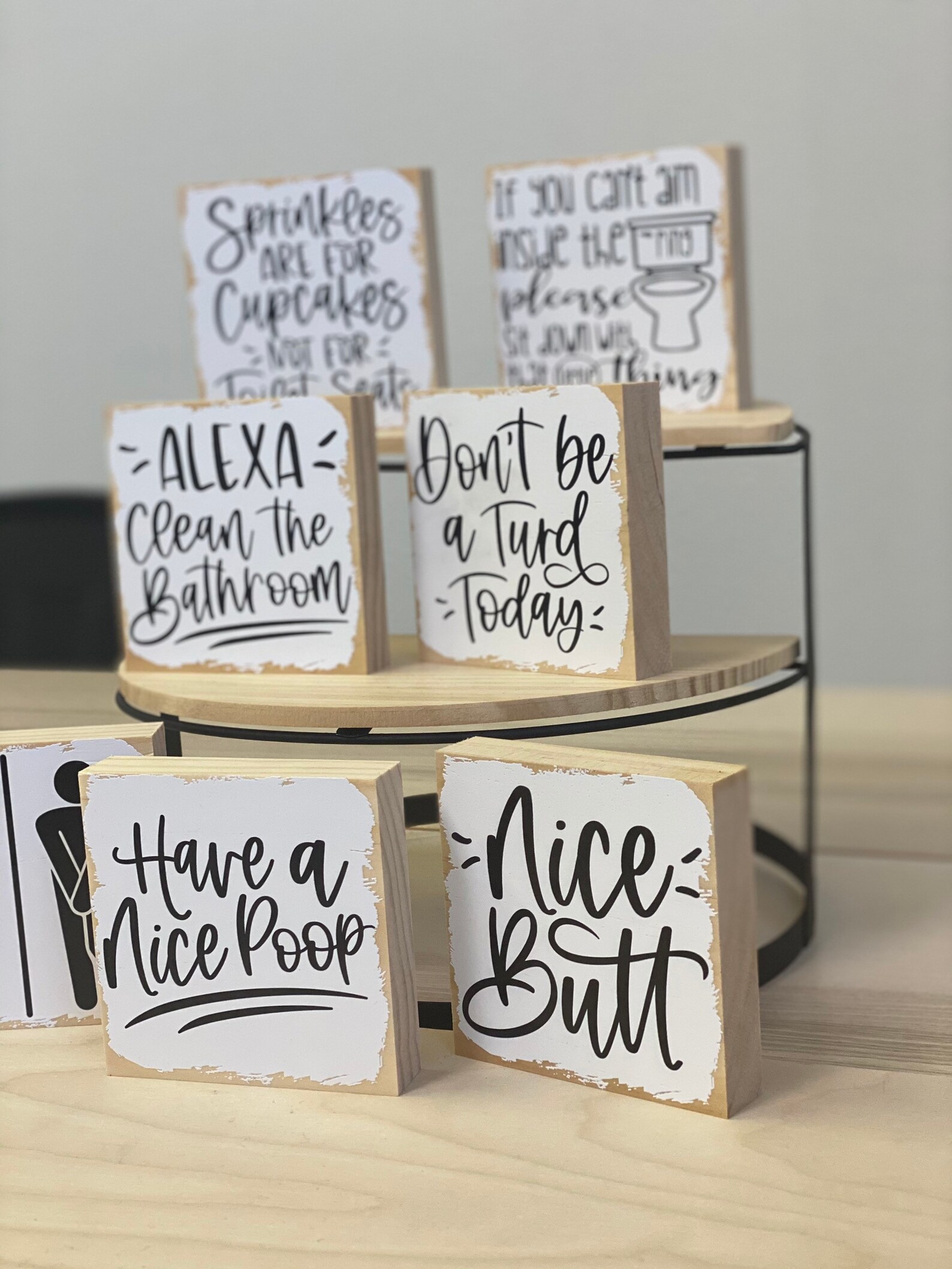 Funny Bathroom Sign Funny Bathroom Decor Bathroom Sign - Etsy