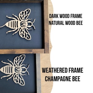 Let It Bee Layering Sign Set, Bumble Bee Decor, Bee Decor, Bee Wall Decor, Honey Bee Decor, Spring Bee, Honey Bee, Bee Honeycomb Sign image 6