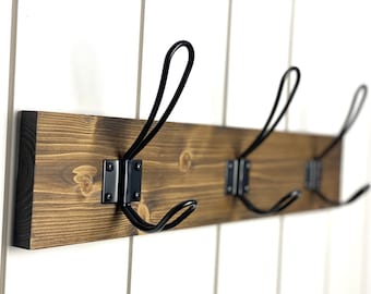 Farmhouse Wall Hook | Bathroom Towel Hook | Rustic Towel Hook | Rustic Wall Decor | Wall Hook | Rustic Hook | Wood Coat Hook | Modern Hook|