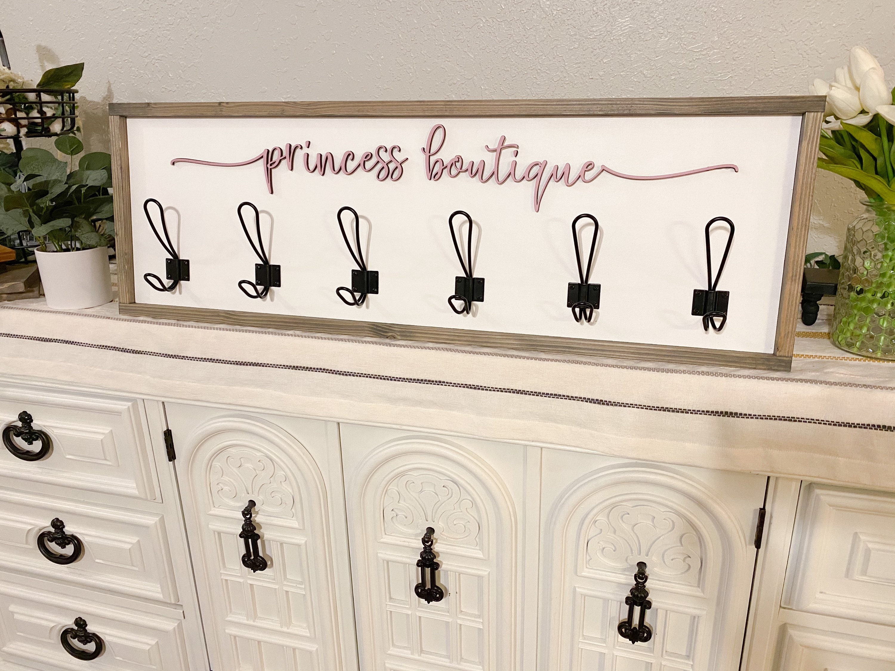 Personalized Girls Room Dress up Hook Girls Room Dress up Etsy