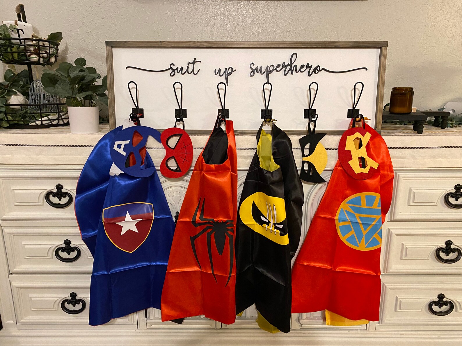 Personalized Boys Room Clothes Hook Costume Hook Holder Etsy